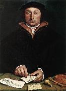 Portrait of Dirk Tybis  fgbs, HOLBEIN, Hans the Younger